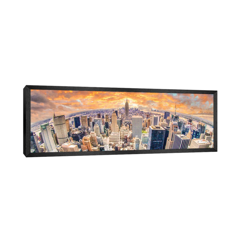 New York City by Mark Paulda - Panoramic Gallery-Wrapped Canvas Giclée on Canvas, 30.48 cm H x 91.44 cm W x 4.445 cm D