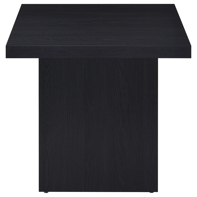 Table de bout carrée noire Exeter (table incluse seulement)