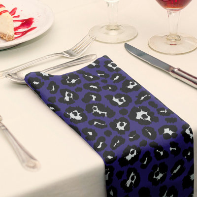 Cotton Animal Print Square Napkin