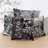 Salt and Pepper Cowhide Throw Pillow