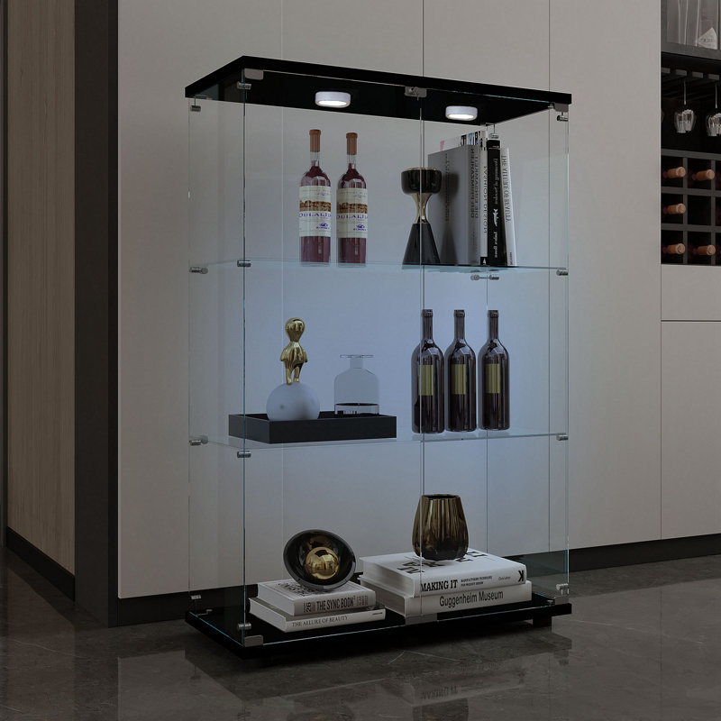 Vitrine en verre trempé