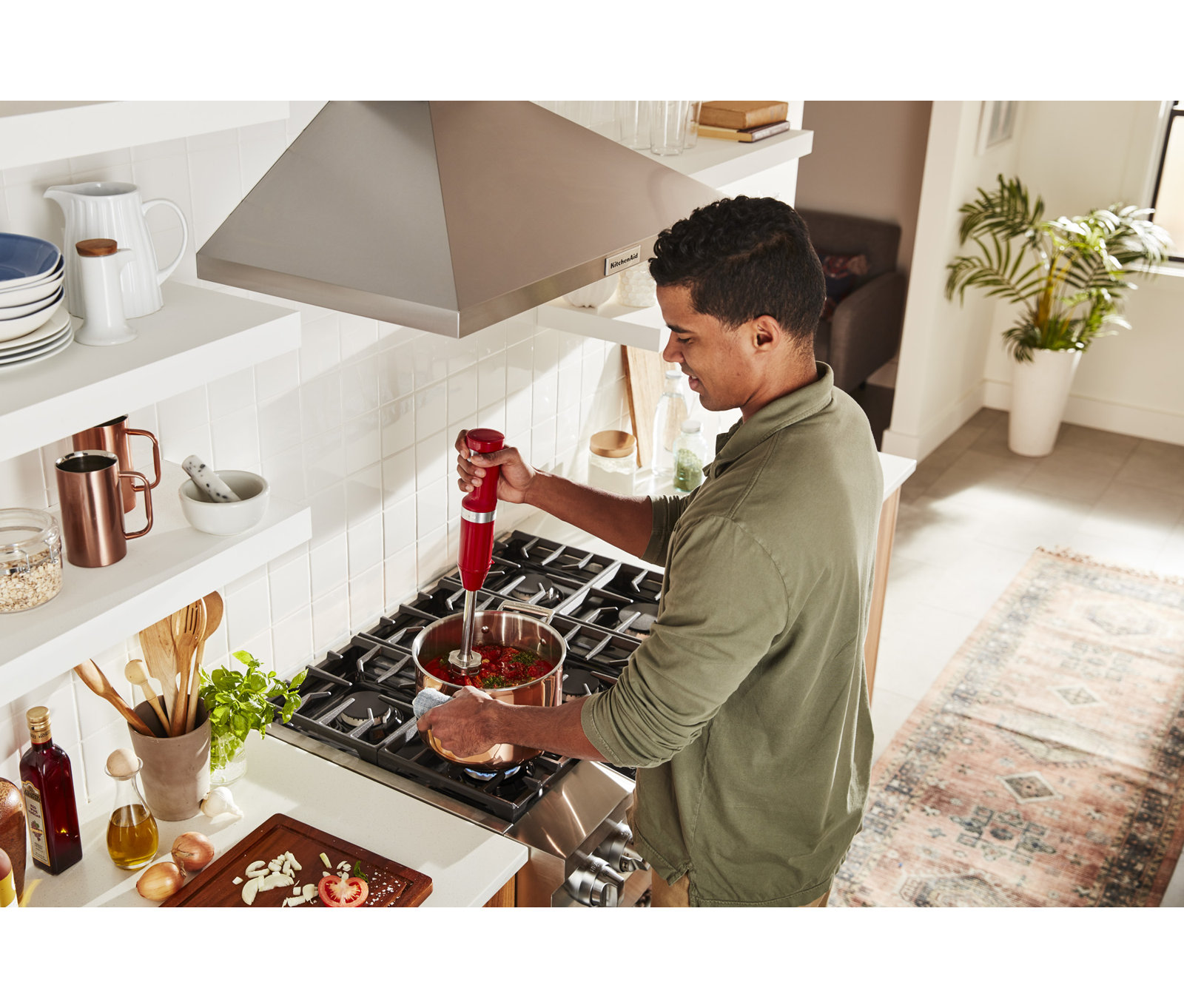 KitchenAid® Cordless Variable Speed Hand Blender, Empire Red