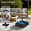 Parasol de patio 13 pi avec base incluse-1605739301