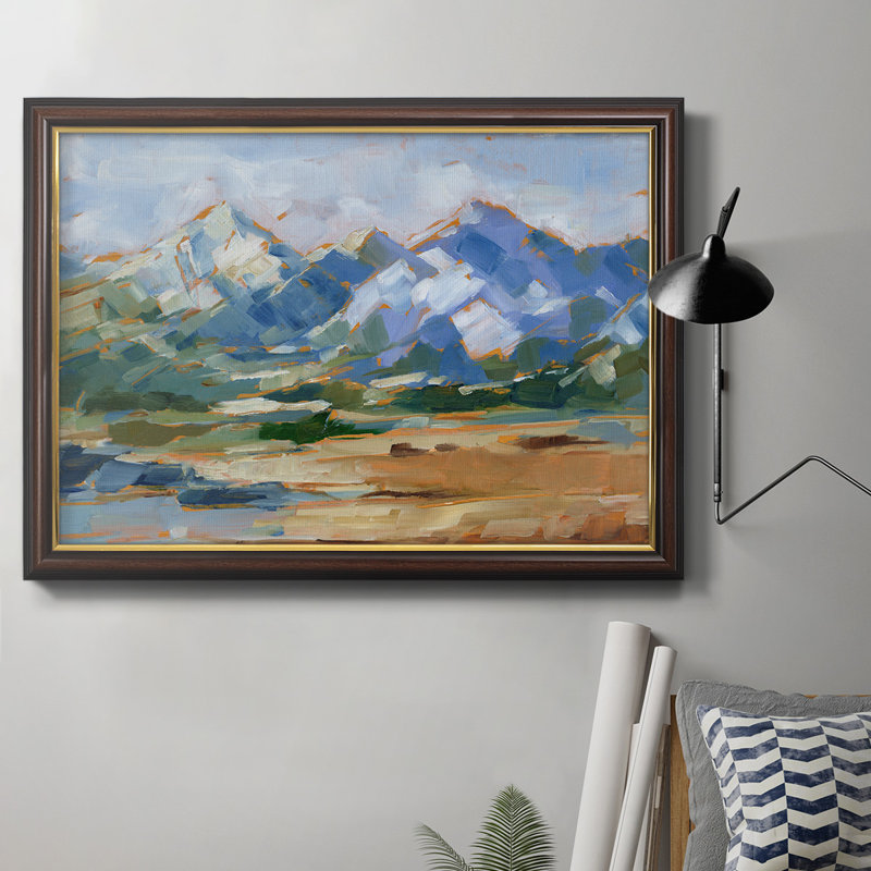 Toile de qualité supérieure Blue Mountain Peaks II - prête à être accrochée, H 24 po x l 36 po x P 1 po
