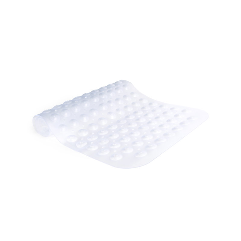 Kenney Microban Protected Bubble Bath Mat, 26.75" L x 14.5" W, Frosted