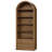 69.7" Farmhouse Arched Bookshelf with Open Display Shelves, 7 Tier Modern Bookcase with 2 Spacious Drawers and Cabinet-1043744683
