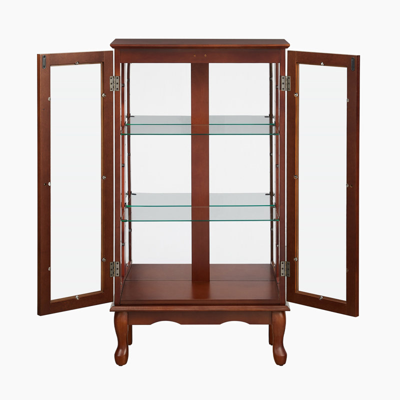 Vitrine lumineuse Kleinschmidt, Noyer