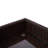 Outdoor Portable PE Rattan Serving Rolling Bar Cart with Storage Shelves, Glass Top, and Locking Wheels