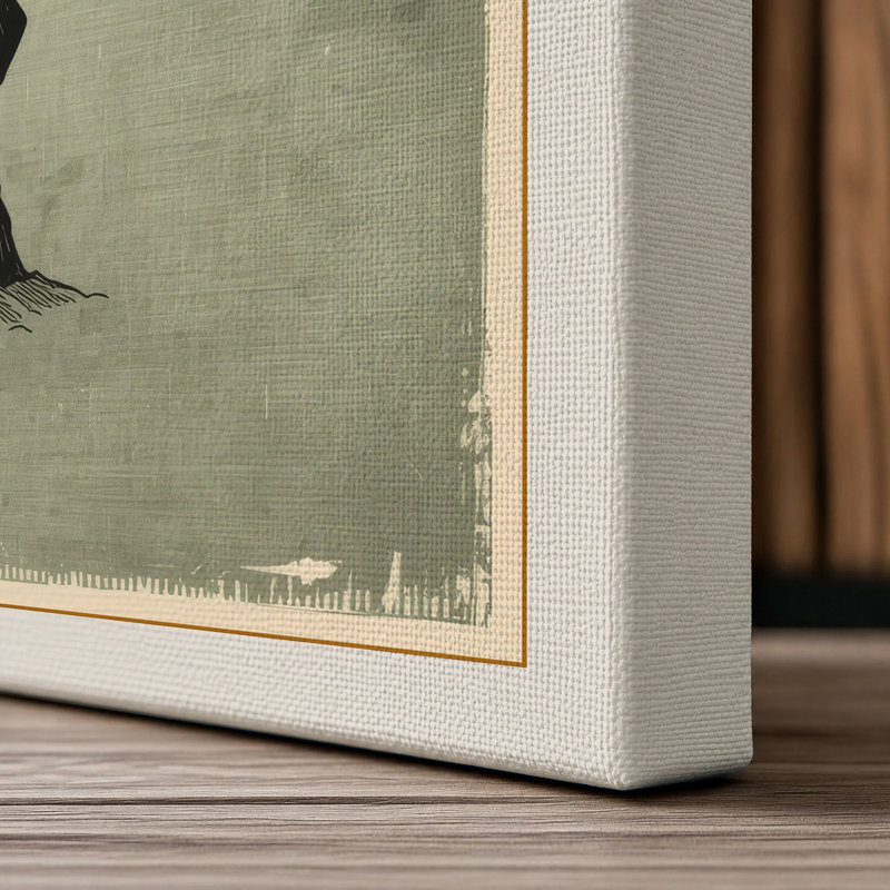 Blossom Crown Botanical - Wrapped Canvas, 36x24 - 91.4 x 61.0 cm, Cream Border