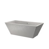 Mendocino 66" x 34" NativeStone Freestanding Soaking Cement Bathtub