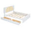 Lit gigogne en rotin avec 2 tiroirs-1557041025