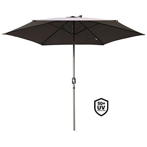 Chagford 300cm Balcony Parasol, Grey