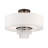 Claudelle Fabric Semi Flush Mount-1326852753