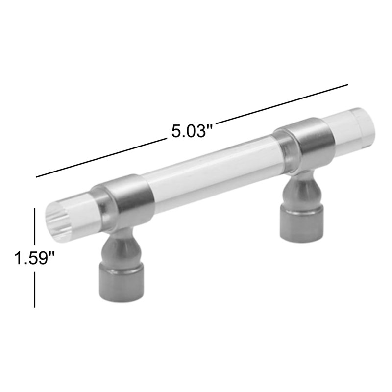 Chiaro 3" Center to Center Bar Pull, Satin Gold