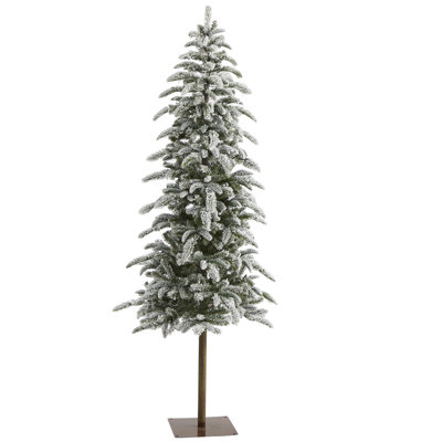Lighted Artificial Pine Christmas Tree