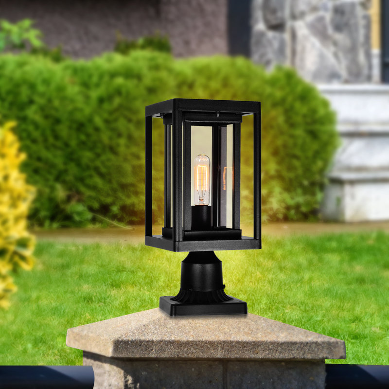 Ahan Modern Outdoor 1-Light Lantern Head for Porch, Patio, and Walkway