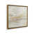 Polished Gold Floater Framed
