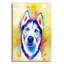 Art mural en verre épique «Pop Art Siberian Husky» par Furbaby Affiliates-758203843