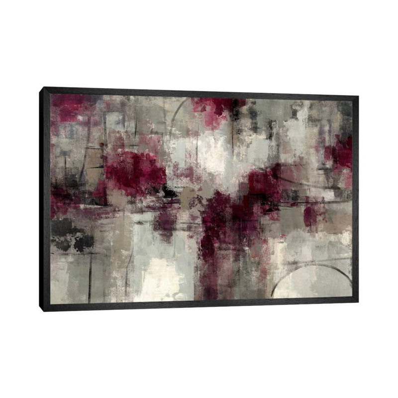 Stone Gardens by Silvia Vassileva - Print on Canvas, 101.6 cm H x 66.04 cm W, Black Floater Framed
