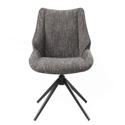 Chaise d'appoint en chenille avec pivot (ensemble de 2)