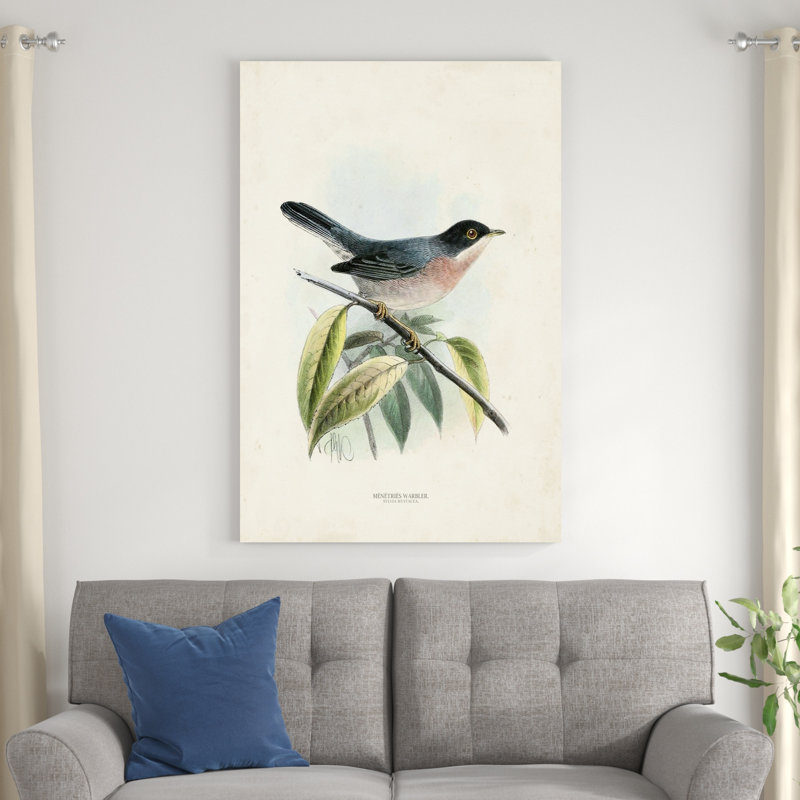 Oiseaux antiques V, H 48 po x l 32 po x P 1,25 po