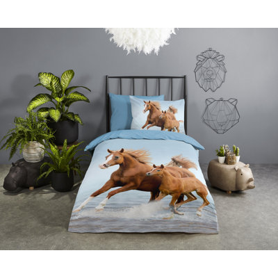No Pattern Duvet Cover Set with Pillowcases