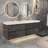 70.4'' Double Bathroom Vanity with Plastic Top-232566090