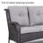 Schutt 75'' Wide Outdoor Patio Sofa with Cushions and Side Table-1487494887-1481340340
