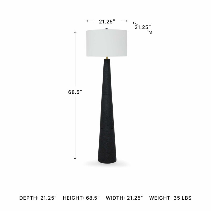 Caylan 68.5'' Matte Traditional Floor Lamp