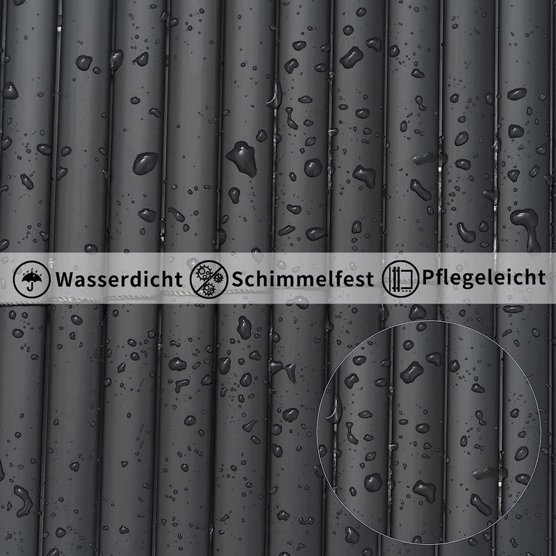 Reasor Privacy Fence, 160cm H x 500cm W x 0.5cm D