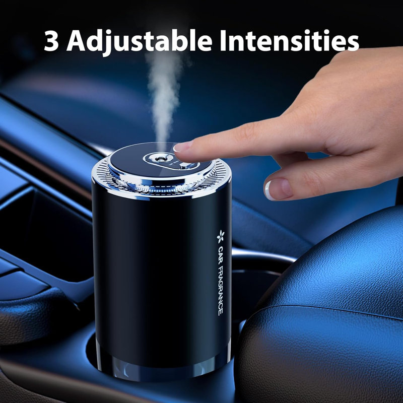 Portable Smart Car Air Freshener, Rechargeable Car Aroma Diffuser