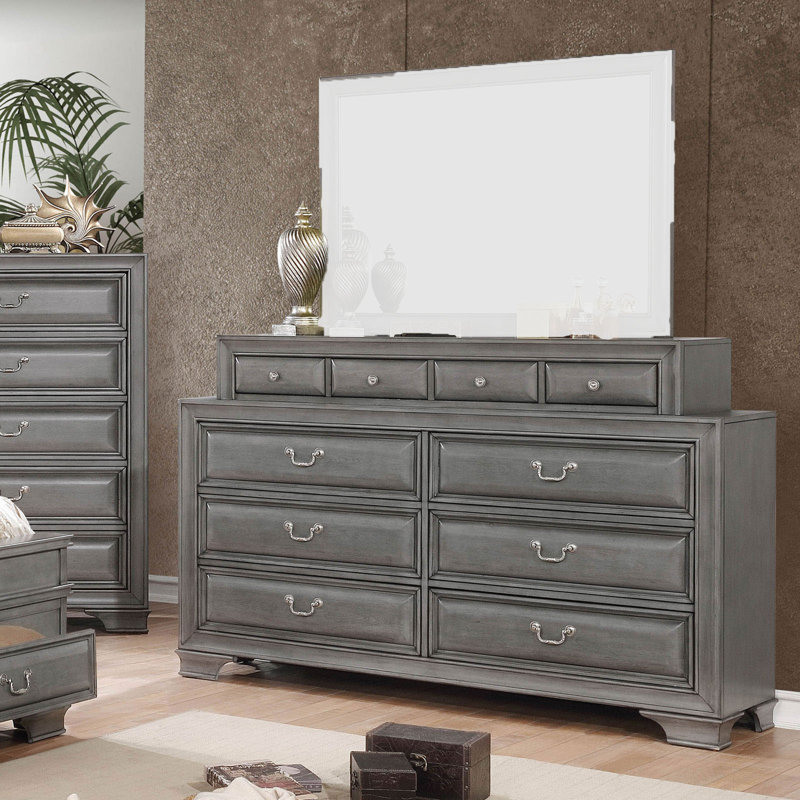 Bowen 66.75'' W 10 - Drawer Dresser, Gray