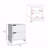 Nightstand, Bedside Table With 2-Drawers-1628070880