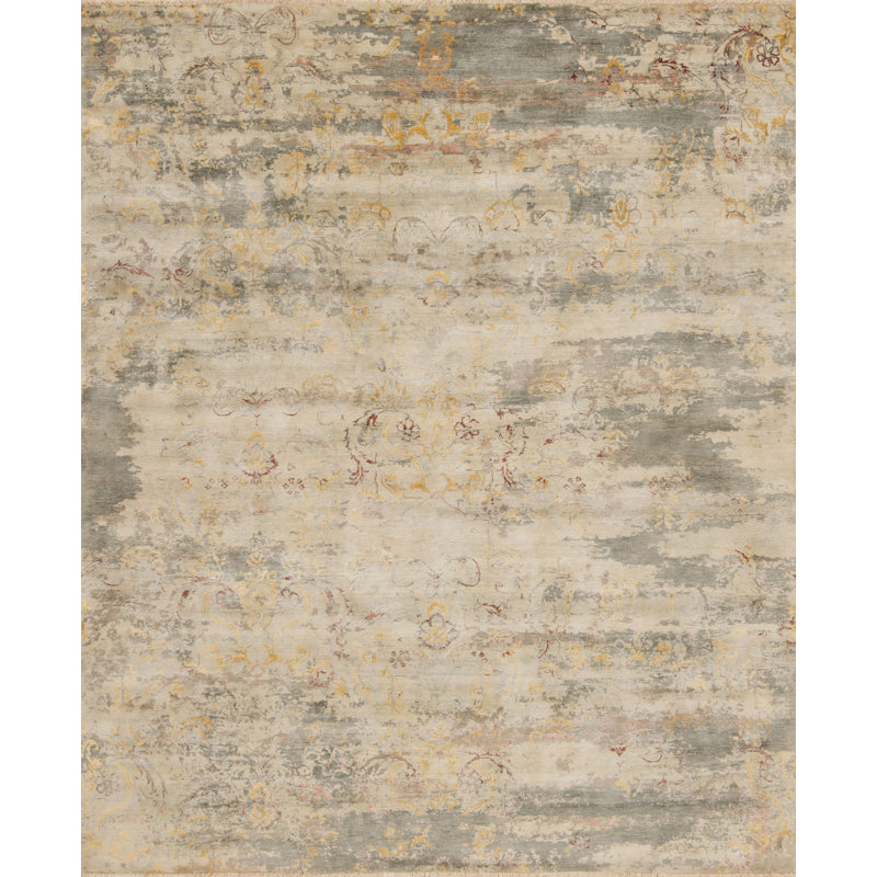European Reserve Hand Knotted Area Rug, Rectangle 8' x 10'