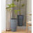 Tall Large Round Planters 2 Pack, Large Planter Pots for Front Door-361631839-323520581