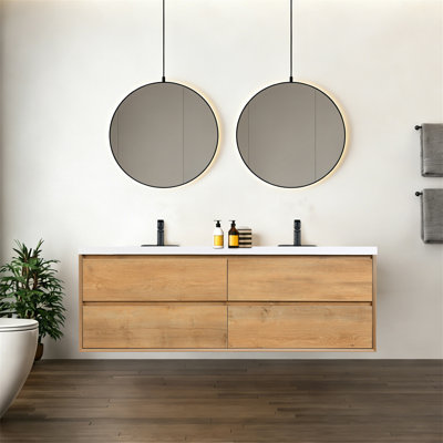 Meuble-lavabo mural 72 po 72 po