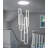 Modern Led Dimmable Chandelier 3-ring White