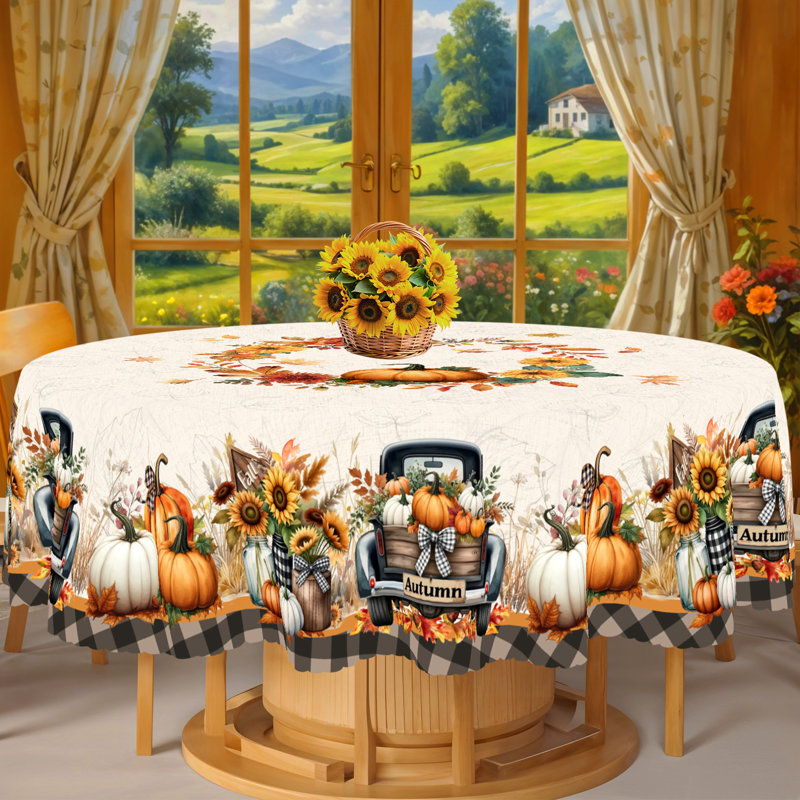 Nappe automne-hiver 180x180cm, 70,87 po rond