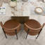 Chaise d'appoint rembourrée en similicuir moderne avec structure en métal-1034184234-1029083145