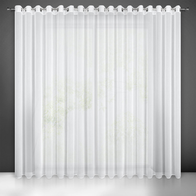 Kassee Sheer Curtain Single Panel, 260cm H x 300cm W