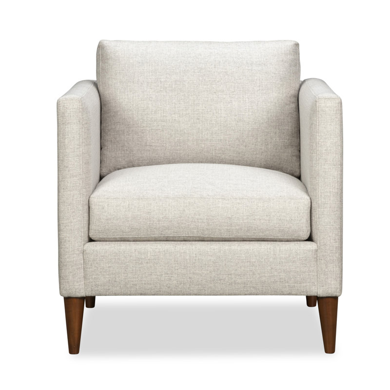 Fauteuil Clifford, Tissu natté turbo cendre