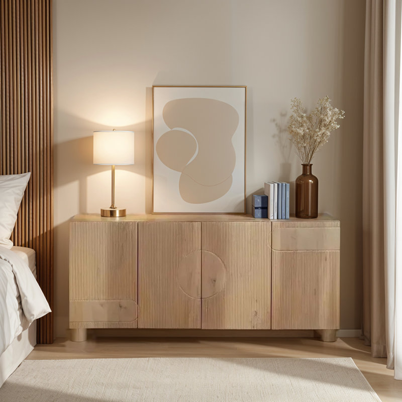 150cm Solid Wood Sideboard