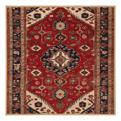 Tapis brun lavable à la machine