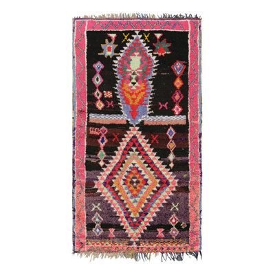 One-of-a-Kind 3'10"x7'3" Hand Knotted Area Rug