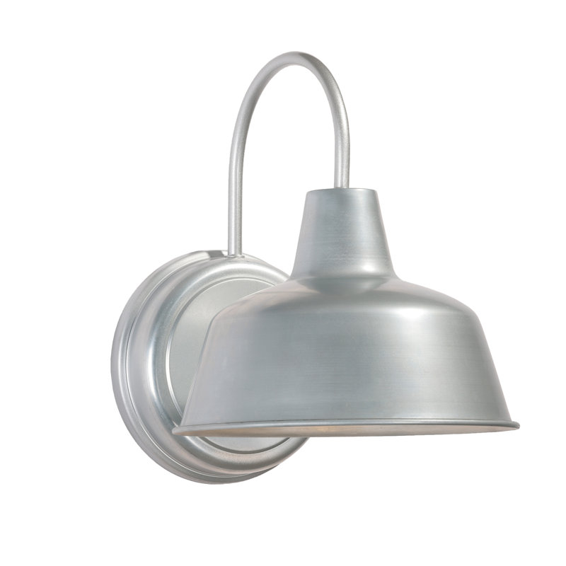 Sena Wall Light, 11" H x 8.35" W x 10.65" D, Silver