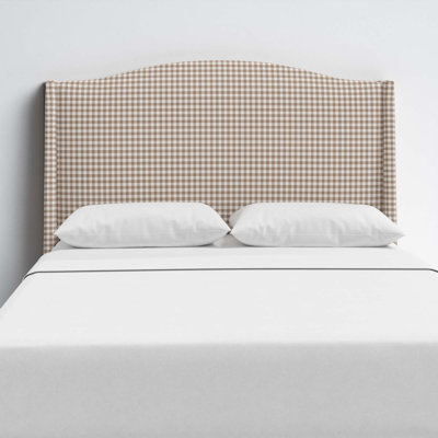 Vasiliy Upholstered Cotton Wingback Headboard
