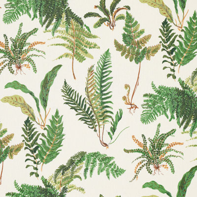 Tissu 100% lin Les Fougères
