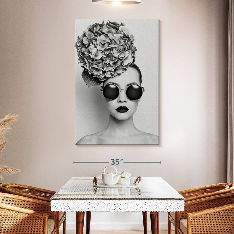 Leisha Lady Petunia, 51" H x 34" W