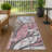 Machine Washable Indoor/Outdoor Chantille ACN2336 Botanical Rug-519221136