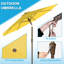 Parasol de patio 9 pi avec base-133047211